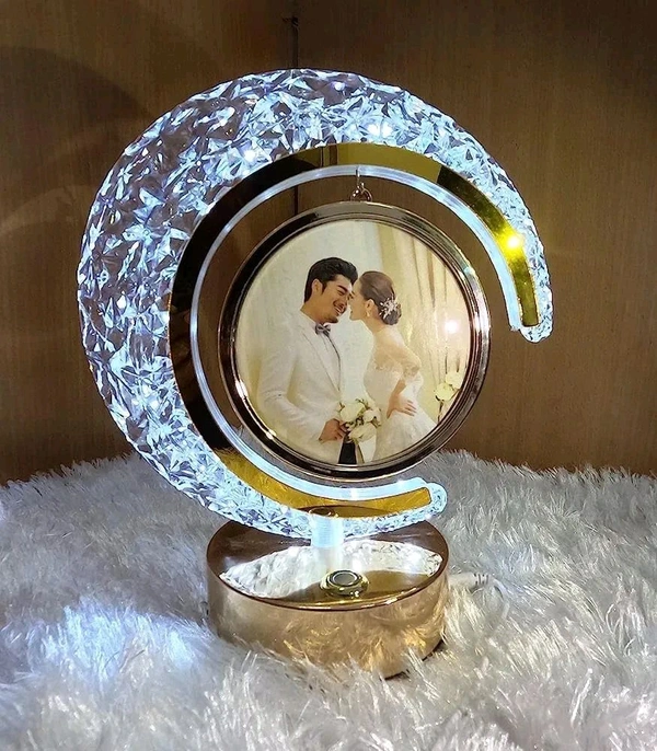 Radiance  Crescent Moon LED Photo Frame