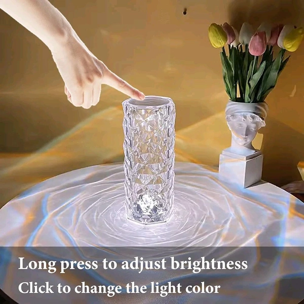 Radiance Crystal Diamond LED Table Lamp