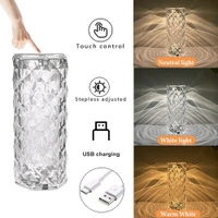 Radiance Crystal Diamond LED Table Lamp
