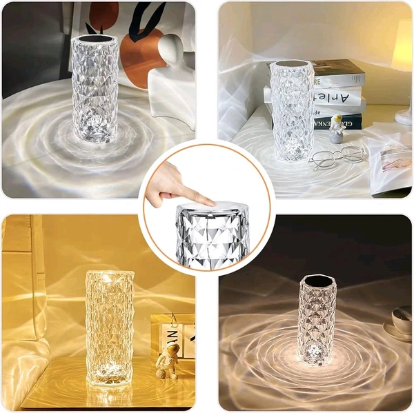 Radiance Crystal Diamond LED Table Lamp