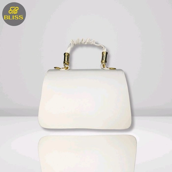 Elegant White Handbag – BLISS Premium Quality
