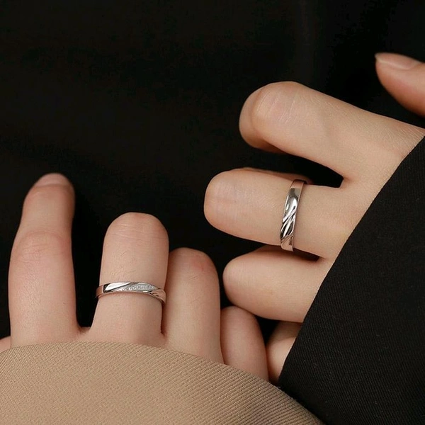 Radiance  Elegant Matching Couple Rings