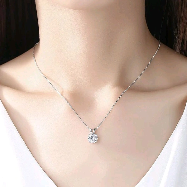 Radiance  Classic Solitaire Pendant Necklace