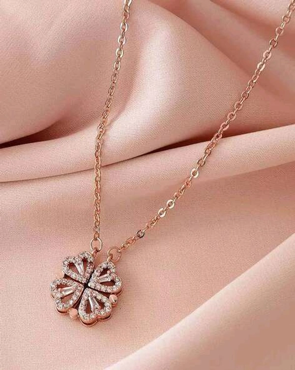 Radiance  Floral Motif Necklace Trio