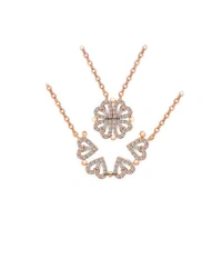 Radiance  Floral Motif Necklace Trio
