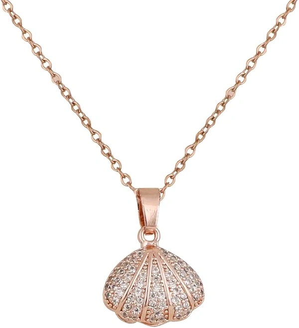 Radiance  Dainty Seashell Pendant Necklace