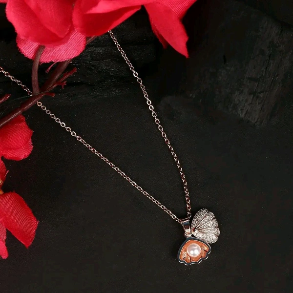 Radiance  Dainty Seashell Pendant Necklace