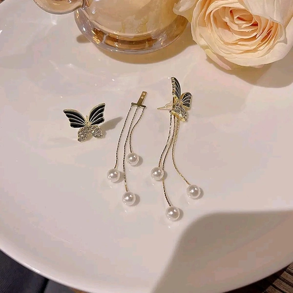 Radiance  Elegant Butterfly Dangle Earrings
