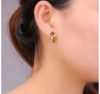 Radiance  Micro gold plated ad diaomnd studder daily wear flower earring for girls 