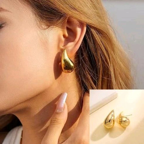 Radiance  Pack of 2 Pairs Tear drop studs earrings 
