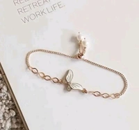 Radiance  Shark Hub Beautiful Pearl Butterfly Bracelet Bangles For Women And Girls
