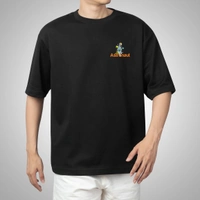 Fitforall® Astronaut Oversized T Shirt For Men - M-40, Black