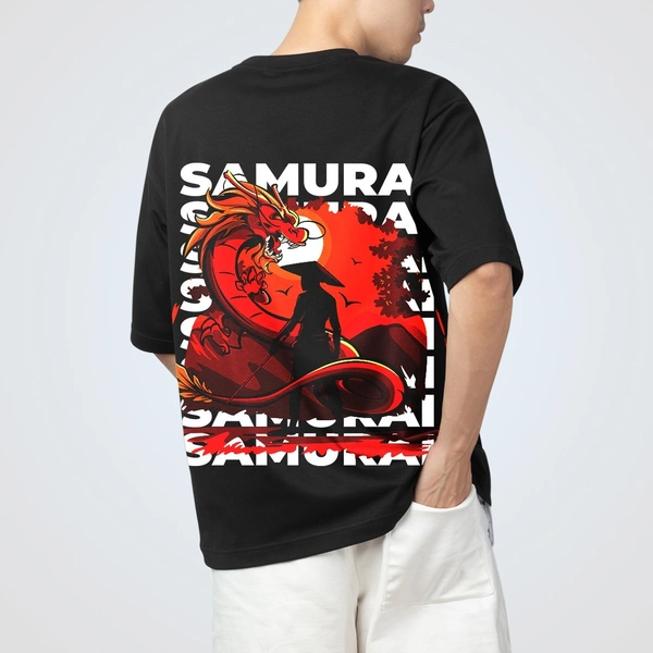 Fitforall® Samurai Oversized T-Shirt - M-40, Black