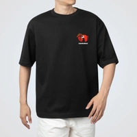 Fitforall® Samurai Oversized T-Shirt - M-40, Black