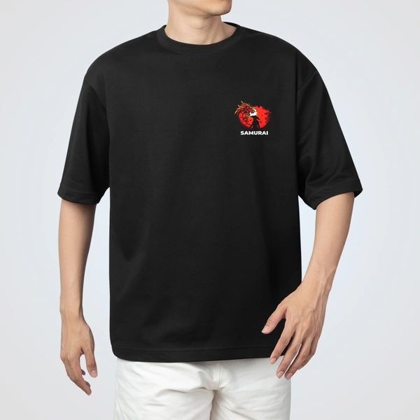 Fitforall® Samurai Oversized T-Shirt - M-40, Black