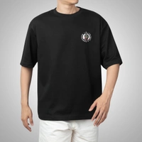 Fitforall® Gangester Printed Oversized T-Shirt - XL-44, Black