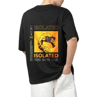 Fitforall® Isolated Printed Oversized T-Shirt - XL-44, Black