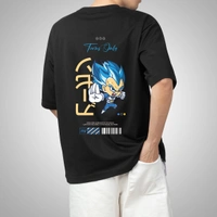 Fitforall® Sonic Printed Oversized T-shirt - M-40, Black