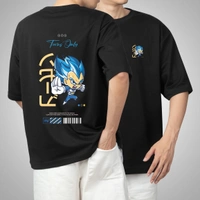 Fitforall® Sonic Printed Oversized T-shirt - M-40, Black