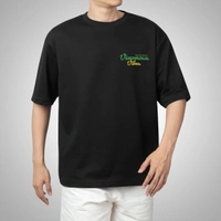 Fitforall® Venomous Vibes Black Oversized T-shirt for Men - L-42, Black