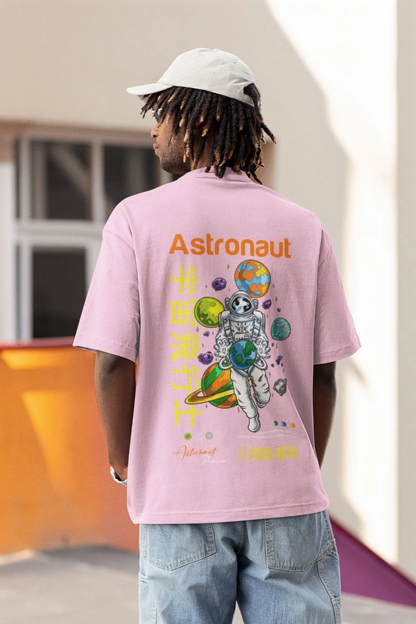 Fitforall® Astronaut Oversized T Shirt For Men - M-40, Pink