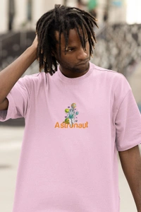 Fitforall® Astronaut Oversized T Shirt For Men - L-42, Pink