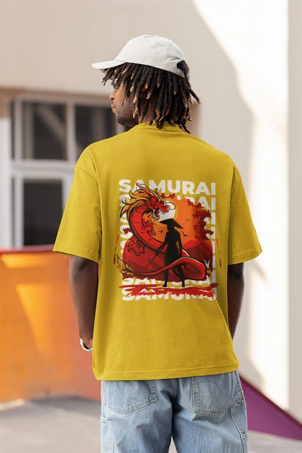 Fitforall® Samurai Oversized T-Shirt - M-40, Musturd