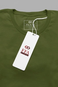 Fitforall® Sonic Printed Oversized T-shirt - XXL-46, Olive Green