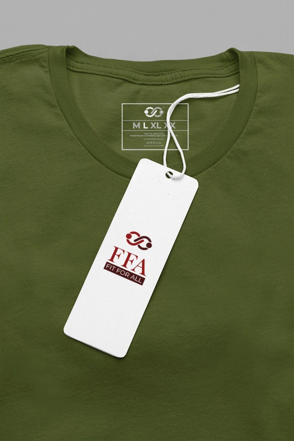 Fitforall® Sonic Printed Oversized T-shirt - XXL-46, Olive Green