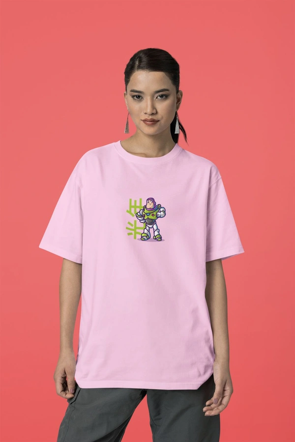 Fitforall® Lightyear Printed Oversized T-Shirt - L-42, Pink