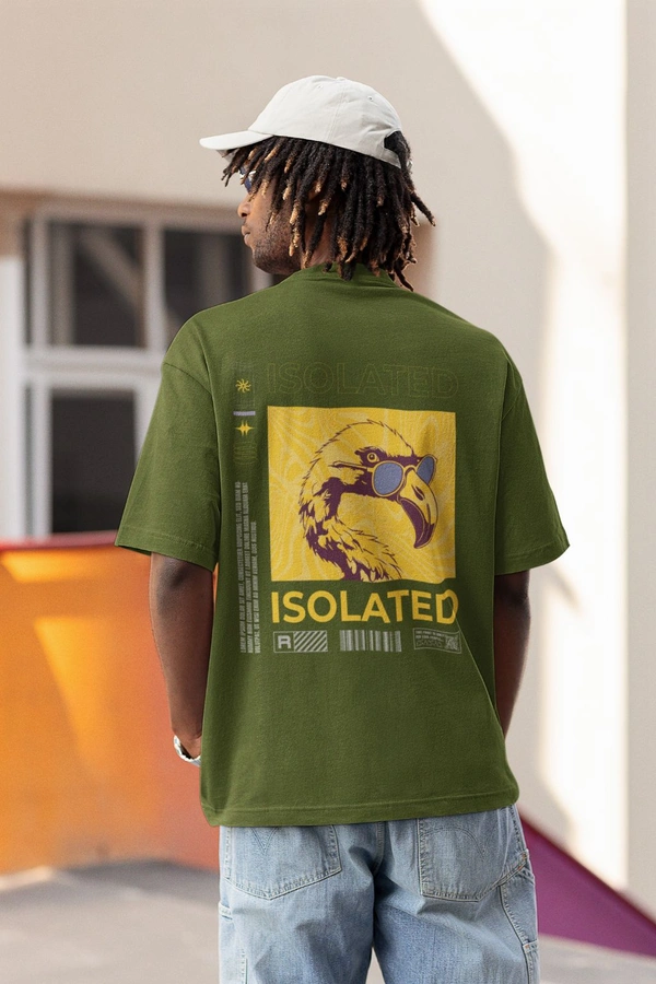 Fitforall® Isolated Printed Oversized T-Shirt - XL-44, Sherpa Blue