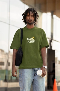 Fitforall® Isolated Printed Oversized T-Shirt - XXL-46, Sherpa Blue