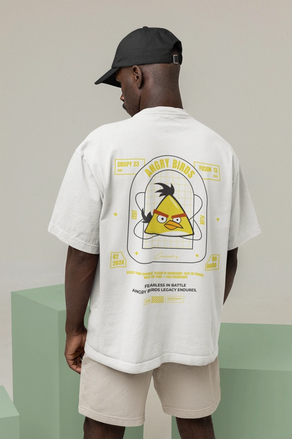Fitforall® AngryBird T Shirt For Men - M-40, White