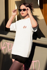 Fitforall® Godb Oversized T Shirt For Unisex With 3 Color - XXL-46, White