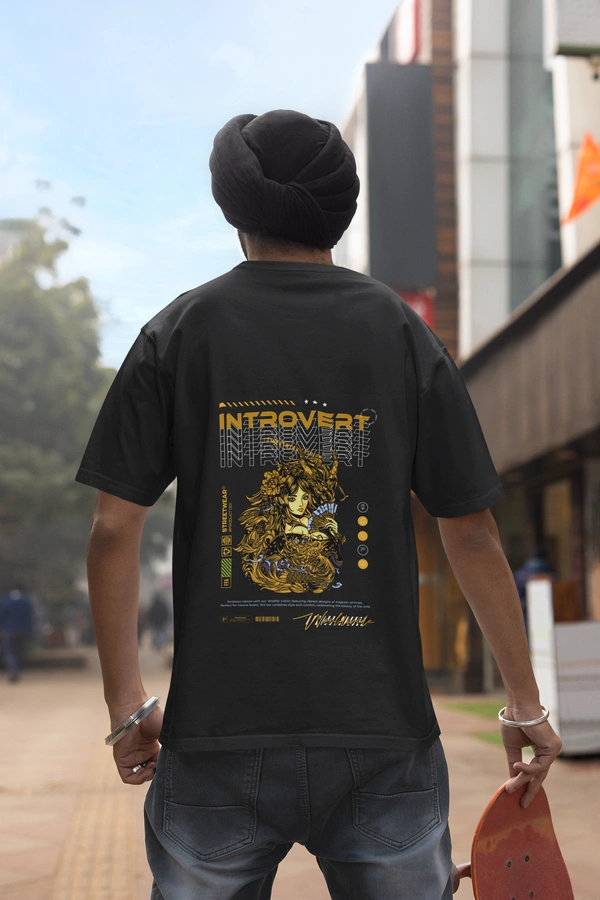 Introvert WM Oversized T Shirt For Unisex With 2 Color