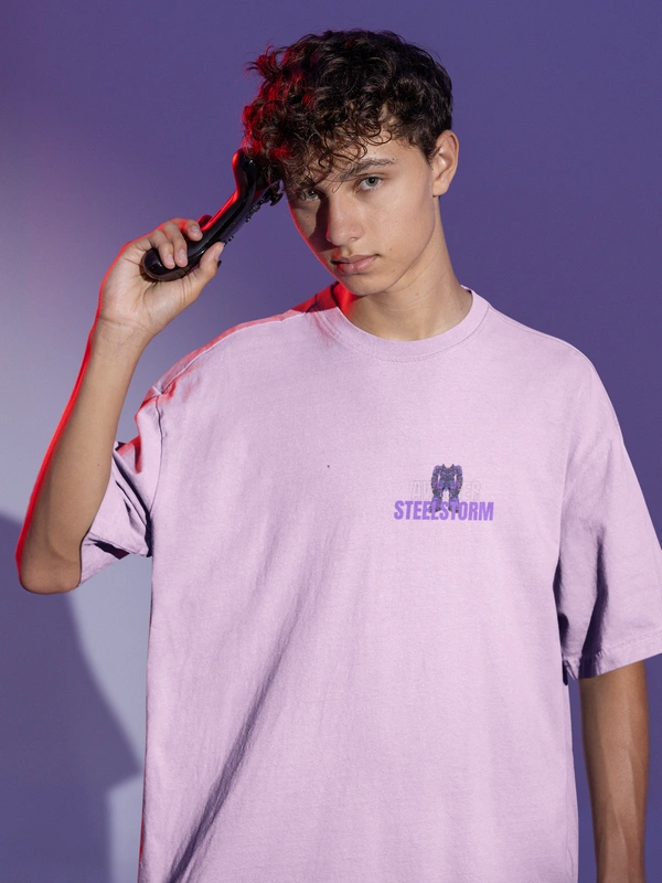 Fitforall® Steelstorm Avenger T Shirt For Men With 3 Color - L-42, Pink