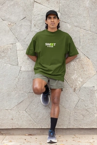 Fitforall® Sweet Sour T Shirt For Unisex With 3 Color - L-42, Olive Green