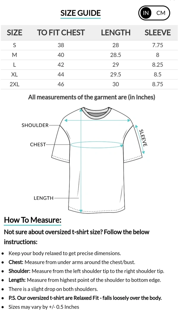 Fitforall® Titanium setinel Oversized T Shirt For Men - L-42, Black