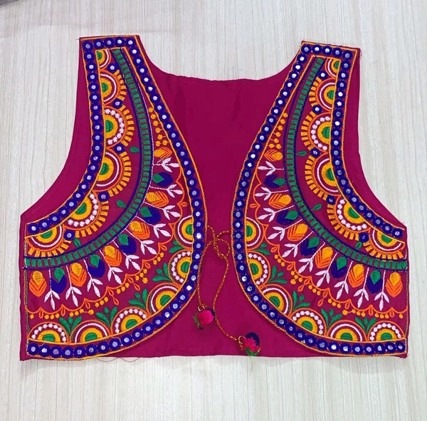 Handcrafted Navratri Jacket - Pink