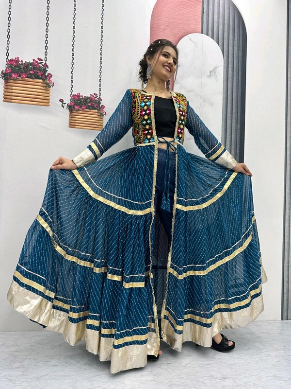 Shrug- Peacock Blue