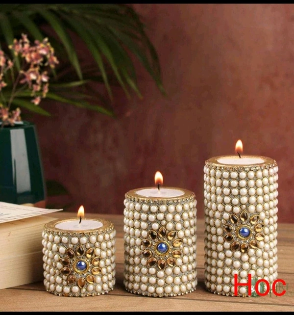 Pearl Trio Tlight Candle Holder
