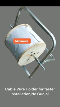 Mirowawa  Cable Wire Holder For Invisible Grill Cable Wire Rope - Gray