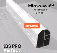 Mirowawa  Aluminum Tracks Kbs Pro Invisible Grill  - 118 Inches, White