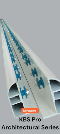 Mirowawa  Aluminum Tracks Kbs Pro Invisible Grill  - 118 Inches, White