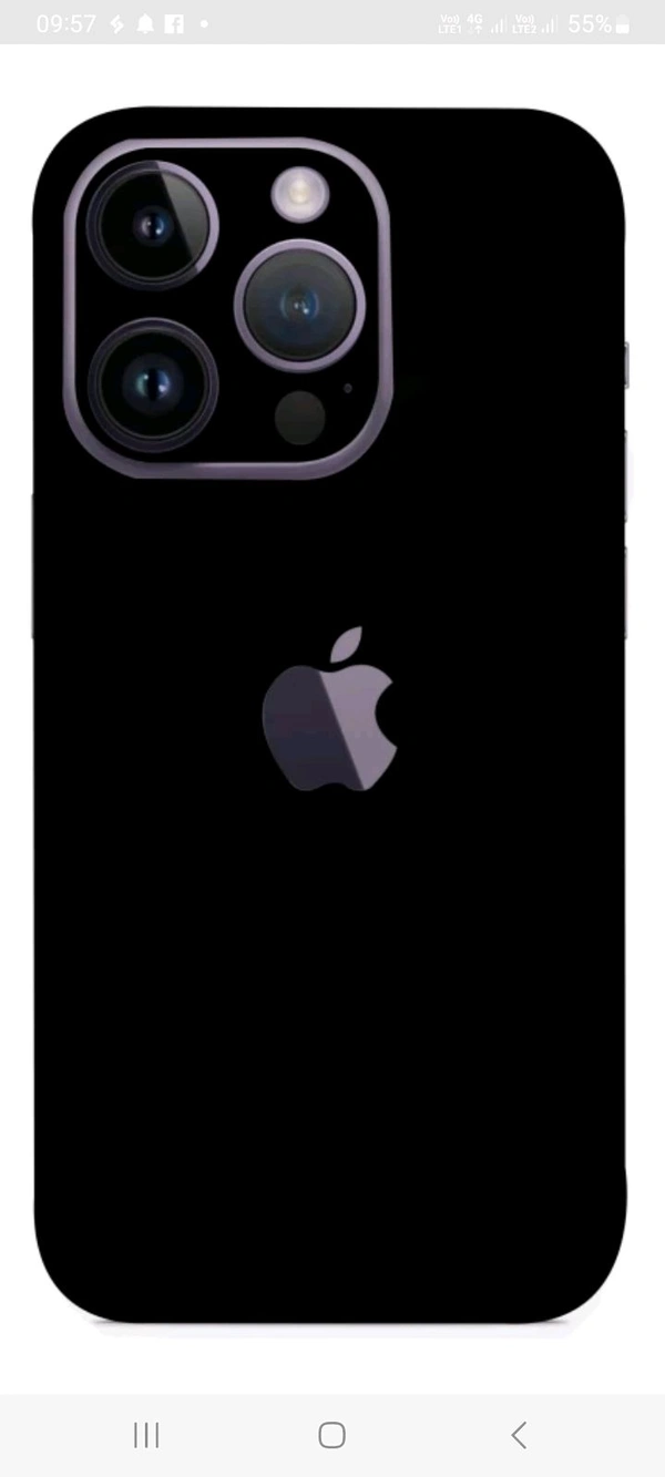 Flipkart पर इस  जीवा क्रिएशन High Quality Black Matte protector, skin or vinyl wrap for Apple iPhone 14 Pro Max with camera protector (Back + Camera + Sides)90ST iPhone 14 Pro Max मोबाइल स्किन पर एक नज़र डालें । https://dl.flipkart.com/s/ZPE7SSuuuN - Black, Feer