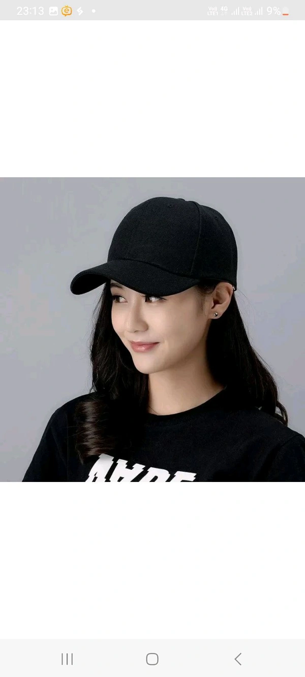 Topi Black Me - Black