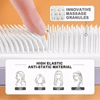 Neo Clean Self-Cleaning Hair Brush for Women - Easy Clean Hairbrush with Retractable Bristles, One-Pull Clean Feature, Anti-Static, Ergonomic Handle, Suitable for All Hair Types (Random Color, Pack of 1)