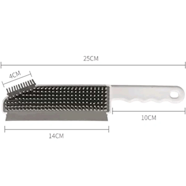 Neo Clean Multifunctional 3-in-1 Silicone Cleaning Brush for Kitchen, Bathroom, Floors, Windows, Crevices, and Car Mirrors