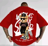 Prime Print Hub  Oversized T-shirt  - Wild Watermelon, Gold, S.    M.     L.      XXL.   Xl