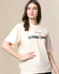 Prime Print Hub  Printed T-shirt For Women  - White, Free SiZe